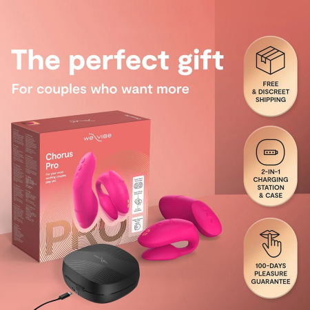 Вибратор для пар We-Vibe Chorus Pro розовый
