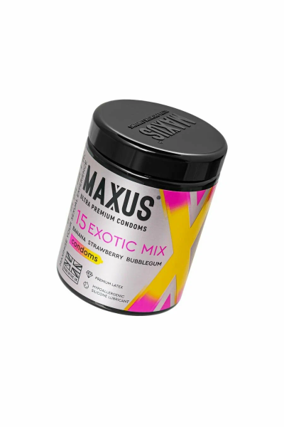 Презервативы MAXUS Exotic Mix X-Edition 15 шт