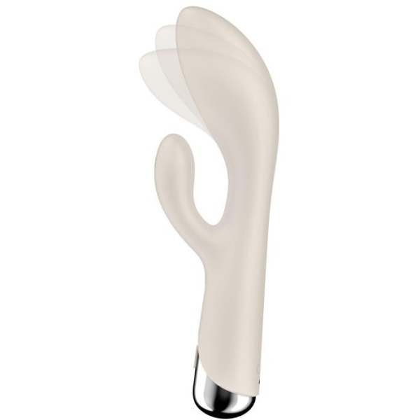 Вибратор-кролик с ротацией бежевый Satisfyer Spinning Rabbit 1