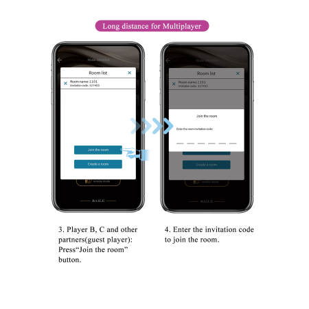 Смарт-виброяйцо с поступательными движениями Pretty Love Klay