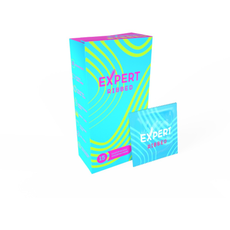 Презервативы ребристые EXPERT Ribbed (15 шт)