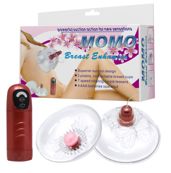 Вакуумная помпа-вибромассажёр для груди MOMO Breast Enhancer Baile 