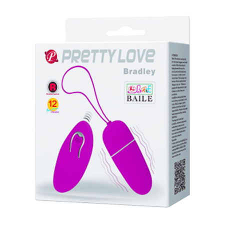 Виброяйцо с пультом дистанционного управления Pretty Love Bradley