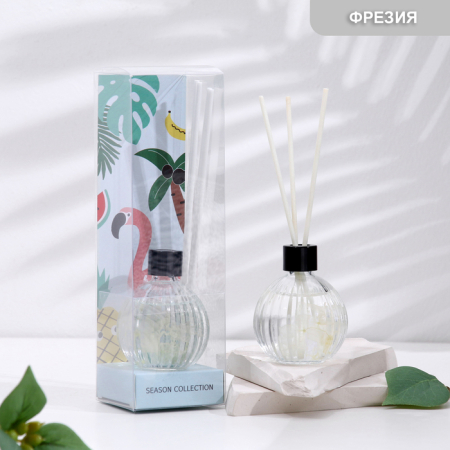 Диффузор ароматический с наполнением "Natural" Фрезия "Богатство Аромата" (50 мл)