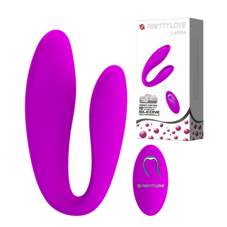 Парный вибромассажер с пультом Pretty Love Letitia