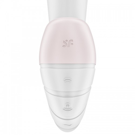Вибратор с вакуумно-волновым стимулятором клитора белый Supernova Satisfyer 