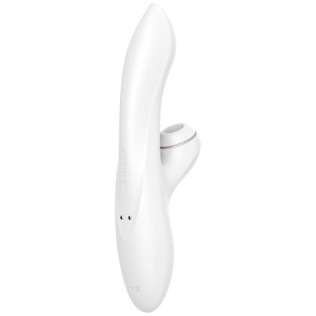Вибратор с вакуумно-волновым стимулятором клитора Pro+ G-Spot Satisfyer