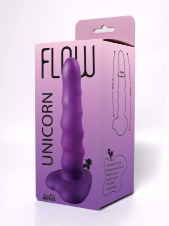 Нереалистичный фаллоимитатор Lola Toys Unicorn 17,5 см