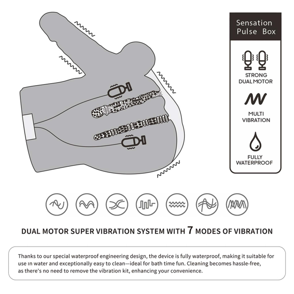 Реалистичный мастурбатор с пенисом, вагиной и анусом Streetgirls Dual Motor с вибрацией