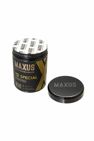 Точечно-ребристые презервативы MAXUS Special X-Edition 12 шт