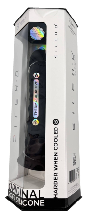 Реалистичный черный вибратор SILEXD Model 1 "8" 20,5 см