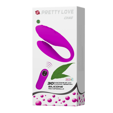 Парный вибромассажер с пультом Pretty Love Chad