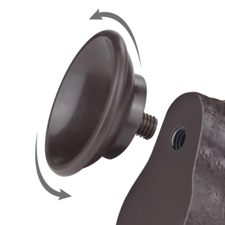 Реалистичный фаллоимитатор на присоске Sliding Skin Dual Layer Dong 19,5 см