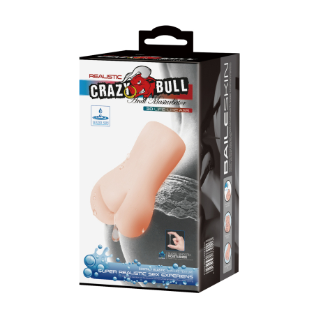 Мастурбатор попка самосмазывающийся Crazy bull