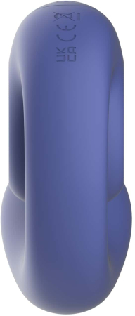 Инновационный перезаряжаемый вибратор голубой SVibe GIZI Lite