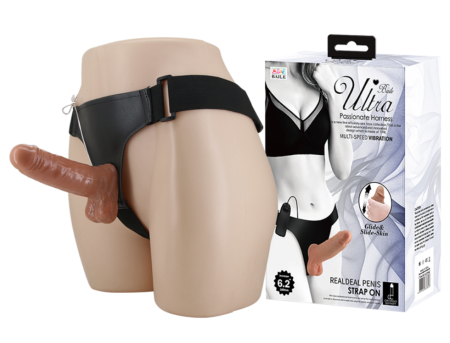 Страпон с вибрацией Ultra Passionate Harness Realdeal Penis Baile 