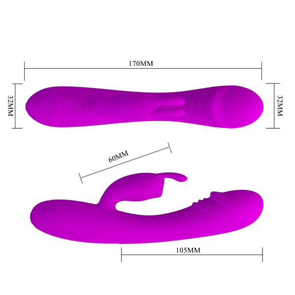 Перезаряжаемый вибратор-кролик Pretty Love Hunter