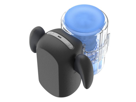 Инновационный робот-мастурбатор с массажем бусинами Black Knight