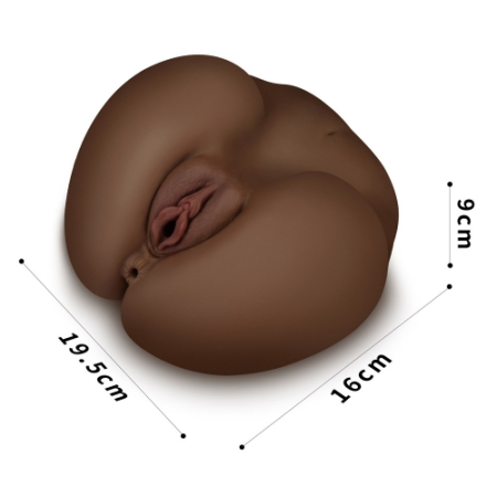 Реалистичный мастурбатор с вагиной и анусом Streetgirl's №3