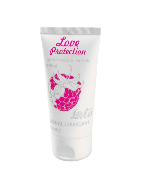 Лубрикант на Водной Основе с ароматом малины Lola Games Love Protection (50 мл)