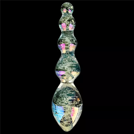 Светящийся стеклянный фаллоимитатор Twilight Gleam 16 см