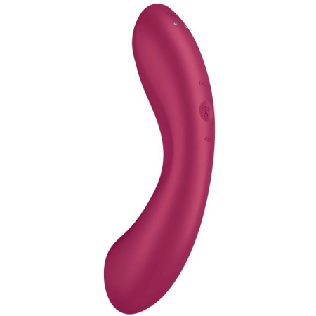 Вакуумный вибростимулятор для клитора и точки G розовый Curvy Trinity 1 Satisfyer 