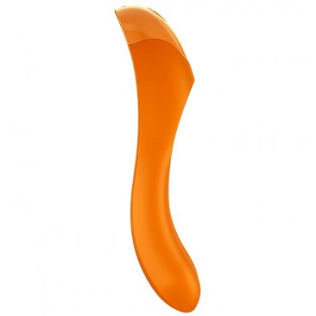 Универсальный перезаряжаемый вибростимулятор оранжевый Candy Cane Satisfyer 