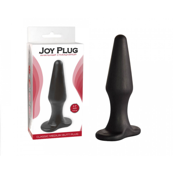 Анальная пробка черная Joy Plug Comfort, S