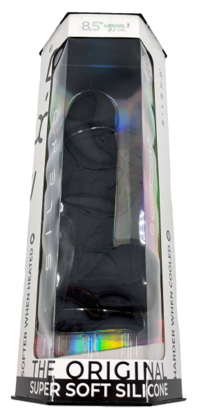 Реалистичный черный фаллоимитатор SILEXD Model 1 (8,5") 21,5 см