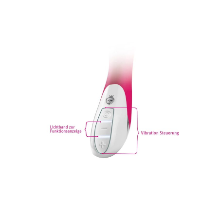 Вибратор перезаряжаемый Mystim Sassy Simon вишневый