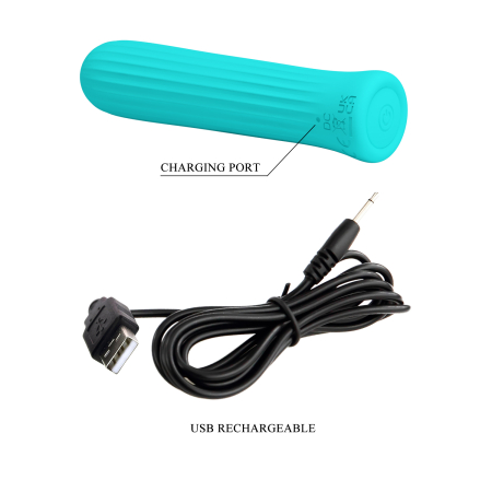 Мини-вибратор перезаряжаемый Pretty Love Blanche