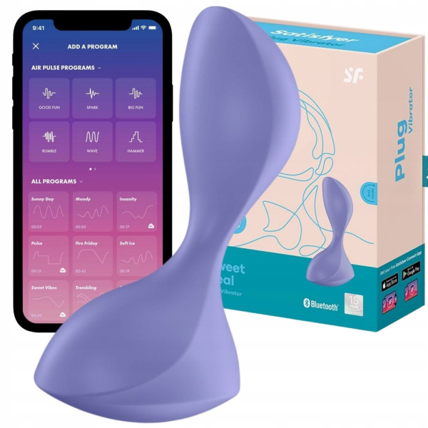 Анальный вибратор фиолетовый Sweet Seal Satisfyer 