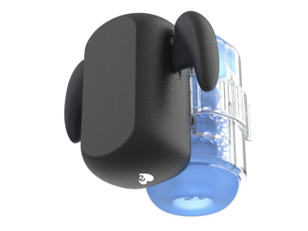 Инновационный робот-мастурбатор с массажем бусинами Black Knight