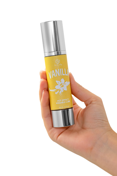 Массажное масло 2 в 1 с разогревающим эффектом со вкусом ванили Secret Play (50 мл)