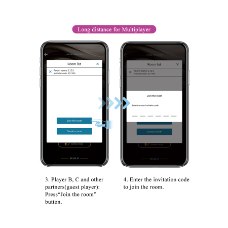 Парный смарт-вибромассажер с постукиванием Pretty Love Aari