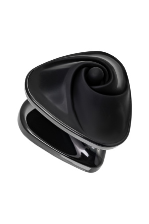 Вибратор с электростимуляцией черный Mystim Heart ́s Desire