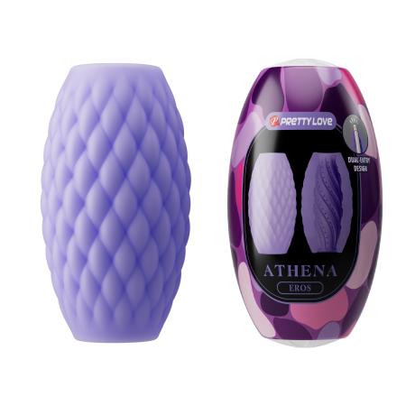 Нереалистичный мастурбатор Pretty Love Athena Eros Фиолетовый