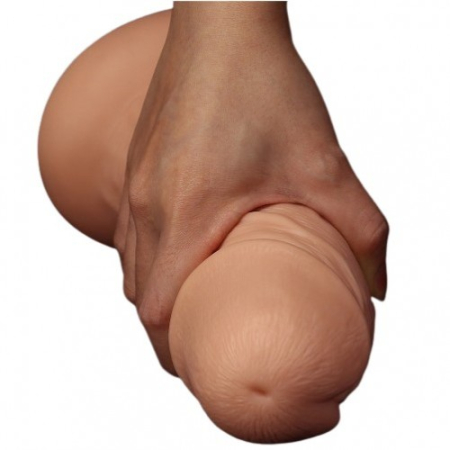 Большой изогнутый фаллос на присоске Lovetoy Realistic Curved Dildo 24 см