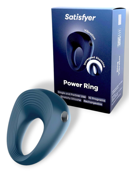 Эрекционное виброкольцо Power Ring Satisfyer 