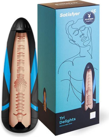 Сменный рукав для мастурбатора Sleeve 'Tri Delights' Satisfyer