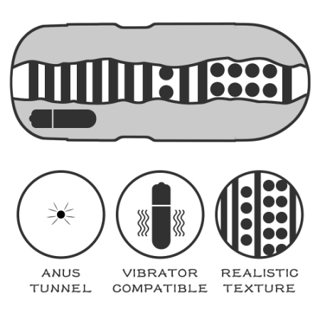 Вибратор 3600510-02/Nude