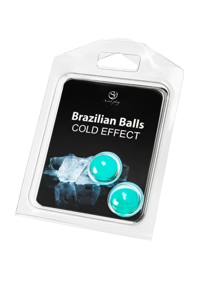 Массажное масло с охлаждающим эффектом Secret Play Brazilian Balls (2х4 г)