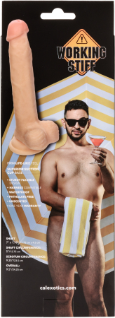 Фалоимитатор реалистичный на присоске Working Stiff The Cabana Boy