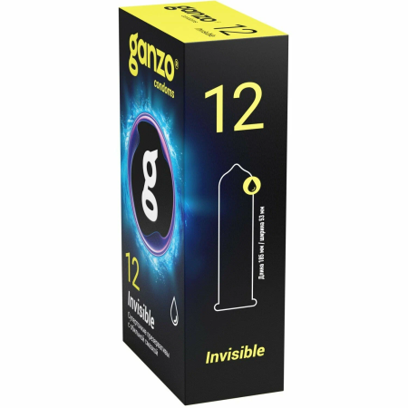 Ультратонкие презервативы Ganzo Invisible (12 шт.)