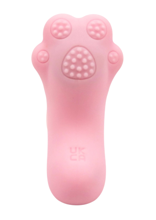 Перезаряжаемый мини вибромассажер "Лапка Кошечки"