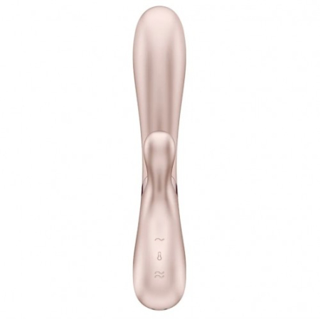 Смарт-вибратор с функцией нагрева бежевый Hot Satisfyer 