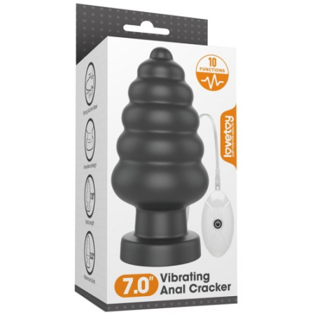 Большая анальная пробка с вибрацией King Sized Vibrating Anal Cracker 18 см
