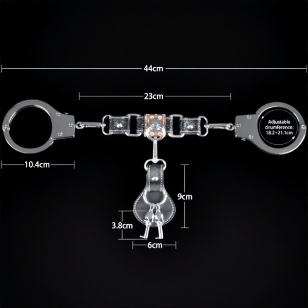 Наручники металлические Rebellion Reign Heavy Metal Silver