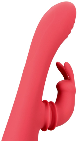 Перезаряжаемый вибратор-кролик для точки G красный Swinging Rabbit G-Spot