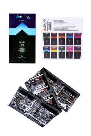 Презервативы увеличенного размера Domino Classic King size 6 шт